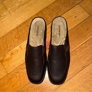 Azaleia Women's Brown Leather Mules